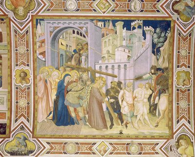 The Road to Calvary by Pietro Lorenzetti